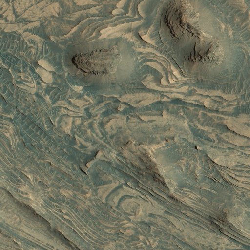 HiRISE detail crop